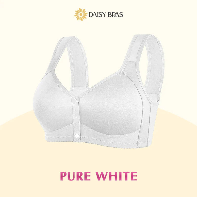 Daisy Comfort Bra – Pack of 3 (Front Button Edition)