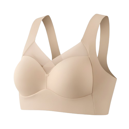 Women’s Plus Size Wireless Sports Bra – Full Cup Lace, High Support